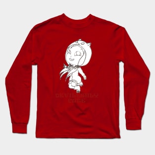 devileshly cute Long Sleeve T-Shirt